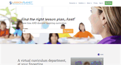 Desktop Screenshot of lessonplanet.com